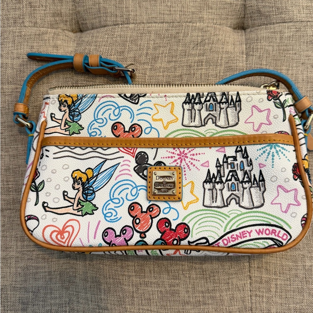 NWT Dooney & Bourke Disney Sketch Pouchette Crossbody